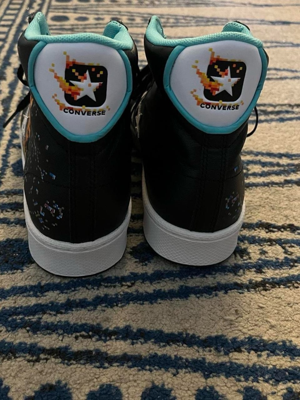 Converse X NBA Jan “He’s On Fire”High Top Sneaker - Picture 4 of 7
